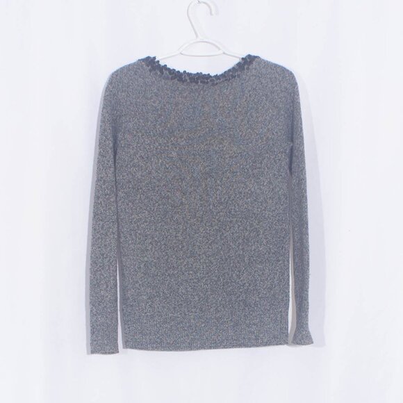 J. CREW 100% Lamb's Wool Sequined Sweater Size XS - Picture 3 of 7